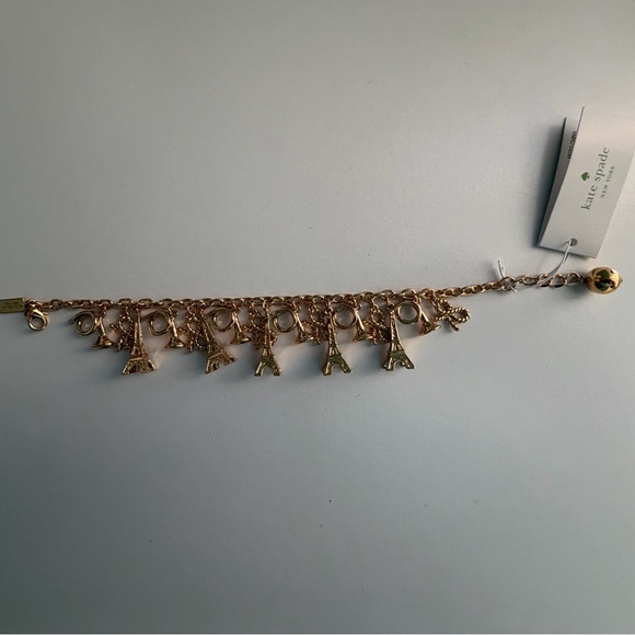 Kate Spade Parisian Lights GoldPlated Charm Bracelet - Picture 3 of 4